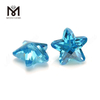 Pierres de zircone cubique en forme d\'étoile marine aqua 3*3-12*12mm CZ pierres précieuses en vrac