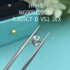 0.805carat D VS1 diamant rond blanc fabriqué en laboratoire 3EX diamants synthétiques en vrac