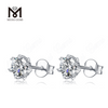 Messi Gems Simple Design Boucles d\'oreilles 1 carat Moissanite Diamant Bijoux