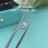 1 carat F VS2 Diamants de laboratoire ronds BRILLANT EX Cut CVD IGI