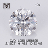 2.10CT H VS1 diamants fabriqués par l\'homme RD diamant de laboratoire en vrac prix de gros