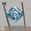 10.15CT VS1 FANCY INTENSE BLUE SQUARE EMERALD coût des diamants artificiels 丨 Messigems CVD LG617444255