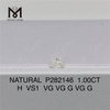 1.00CT H SI2 VG VG VG VG VG La sélection de diamants naturels de 1 carat dévoile une beauté intemporelle P282147丨Messigems