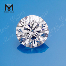 diamant moissanite synthétique blanc taille brillant rond 10mm pour bague