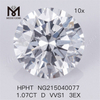 Diamants de laboratoire HPHT 1.07CT D VVS1 3EX RD 