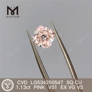 1.13ct VS1 EX VG VS CVD CU prix du diamant rose cultivé en laboratoire IGI LG534250547