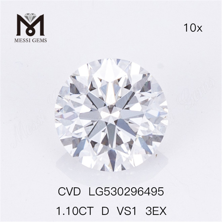 1,10 Ct D Meilleure vente de diamants de laboratoire en vrac ronds Cvd Diamond Wholesale