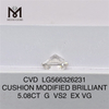 5.08CT G VS2 EX VG CUSHION prix du diamant artificiel CVD LG566326231