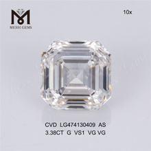 3.38ct AS 3ct pas cher diamant synthétique cvd diamant prix de gros