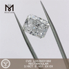 3.16ct E 3ct pas cher diamant synthétique RECTANGULAIRE blanc prix d\'usine de diamant de laboratoire en vrac