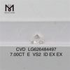 7.00CT E VS2 ID CVD IGI certificat pour diamant LG626484497丨Messigems