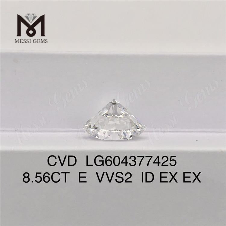 Diamant CVD certifié E VVS2 Igi de 8,56 ct pour bijoux de luxe LG604377425 丨 Messigems