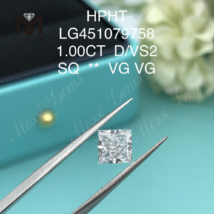1,00 carat D HPHT VS2 Diamant rond cultivé en laboratoire