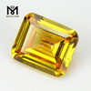 11x13mm octogone jaune pierre gemme cz pierre gemme zircone cubique