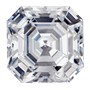 Asscher Lab Diamonds cultivés