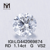 1,14 ct VS diamant cultivé en laboratoire Diamants synthétiques ronds BRILLANTS en vrac G IDEAL 