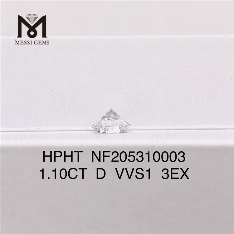 Stock d\'usine 1.10ct carat VVS1 3EX diamant synthétique HPHT en vrac diamant de laboratoire