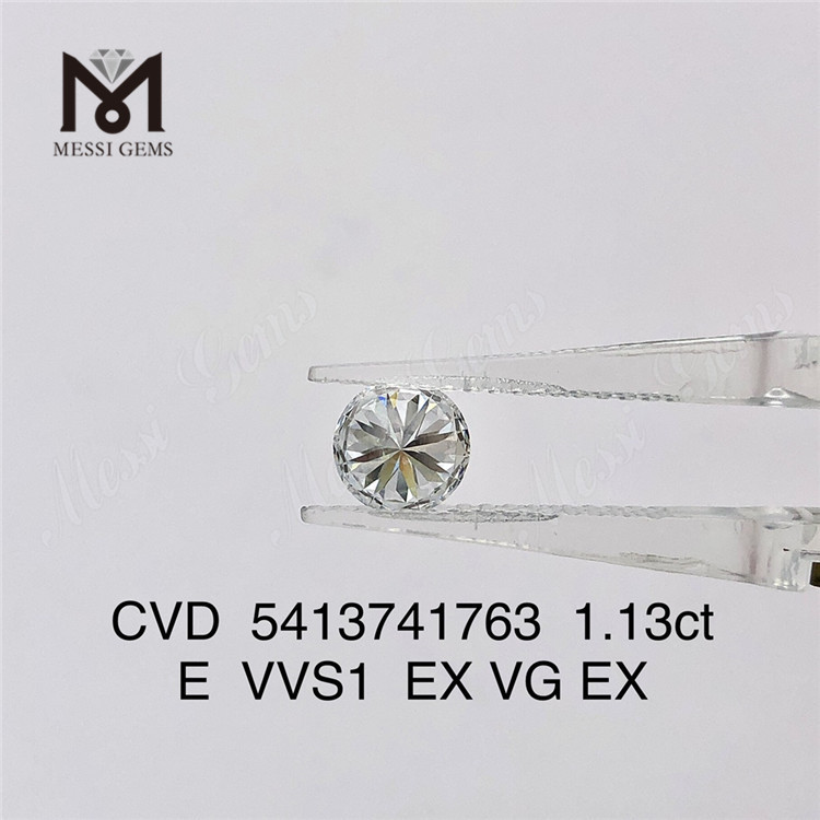 1.13ct E cvd diamant vvs en vrac blanc prix d\'usine de diamant fabriqué par l\'homme
