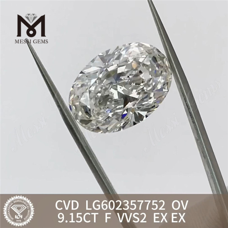 9.15CT F VVS2 EX EX cvd laboratoire créé diamants OV LG602357752