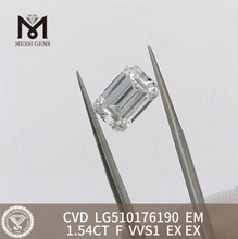 1.54CT F VVS1 EM diamants certifiés igi vvs Elegant Choices 丨Messigems LG510176190