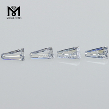 Top Quality Cut Machine Zirconia White tapp Shape CZ Pave Beads