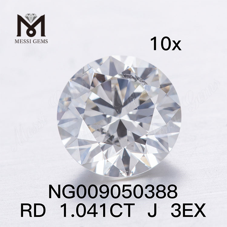 1.041ct J SI1 blanc Lab Grown Diamond stone I SI EX Cut