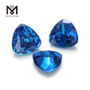 Haute qualité trillion forme 8*8mm bleu topaze CZ prix de la pierre de zircone cubique