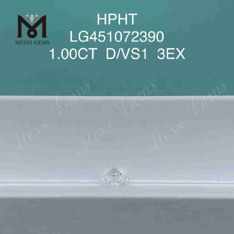 1.00CT D VS diamant créé en laboratoire 3EX HPHT diamants synthétiques en vrac