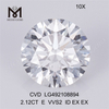2.12CT E VVS cvd diamants ronds 2ct lâche laboratoire vente de diamants en vente