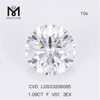 1.09CT diamant rond fabriqué par l\'homme D VVS1 3EX Cvd diamant en gros