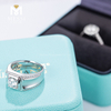 14K 18k Prong Setting lab diamond men ring pour mariage 