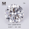 3.03ct I VS1 3EX Forme ronde Laboratoire en vrac créé diamant 3 carats Prix usine 