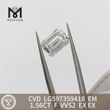 Diamants certifiés Elegance Shapes de 1,56 CT F VVS2 EM IGI 丨Messigems LG597359418