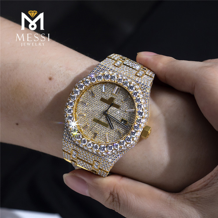 meilleures montres moissanite en or