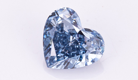 Diamant bleu cultivé en laboratoire