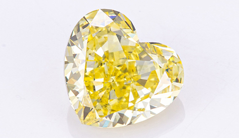  Diamant jaune cultivé en laboratoire 