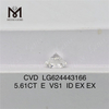 Diamants de culture en laboratoire 5,61 ct E VS1 ID CVD LG624443166 丨 Messigems
