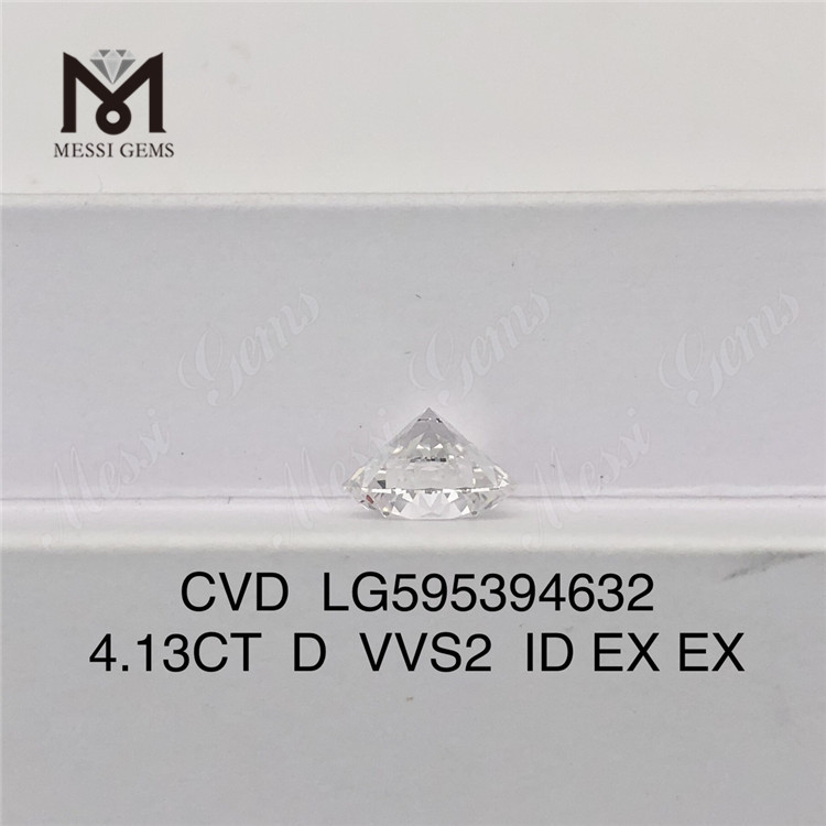 4.13CT D VVS2 ID EX EX 4ct CVD Diamant en ligne LG595394632