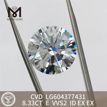 Diamant certifié igi de 8,33 ct E VVS2 pour la création de bagues de fiançailles personnalisées 丨 Messigems LG604377431