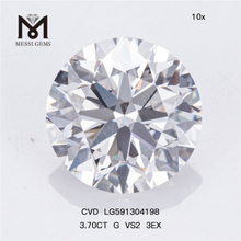 Diamants CVD 3,70 CT G VS2 3EX pour une qualité de gros et des économies LG591304198 丨 Messigems