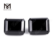 6 * 8mm OCT moissanite synthétique noir moissanite fournisseur de pierres précieuses en gros
