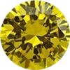 Zircone jaune cubique