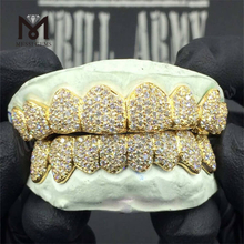 dents en or 18K personnalisées grillz Moissanite diamant grillz