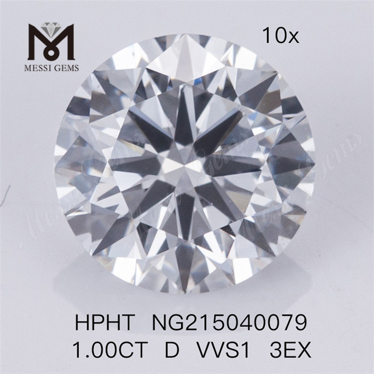 HPHT 1.00CT RD forme D VVS1 3EX Diamants de laboratoire