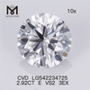 2.92CT E CVD diamant en vrac en gros RD hpht diamants cultivés en laboratoire