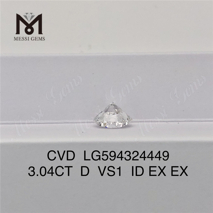  3.04CT D VS1 ID EX EX diamant rond cvd LG594324449