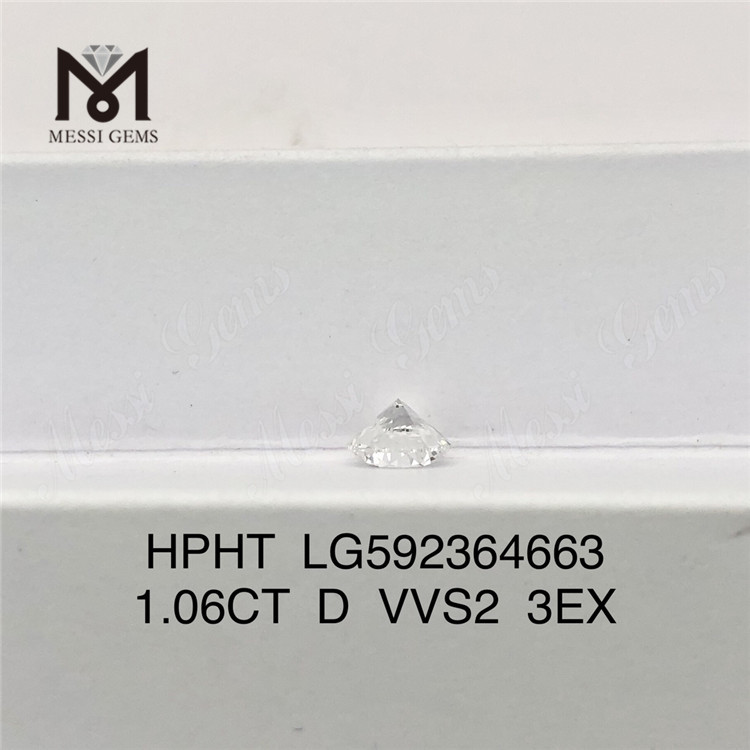 Diamants 1.06CT D VVS2 3EX HPHT à vendre LG592364663 
