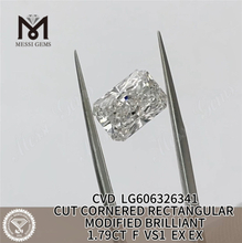 1.79CT F VS Diamants RECTANGULAIRES classés IGI CVD LG606326341 Perfection impeccable 丨Messigems 