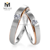Design de mode 14k 18k Lab Grown Diamond Wedding Wedding Couple Ring