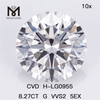 Les diamants 8,27 CT G VVS2 ID EX EX CVD renforcent votre entreprise de joaillerie LG602336106 丨 Messigems